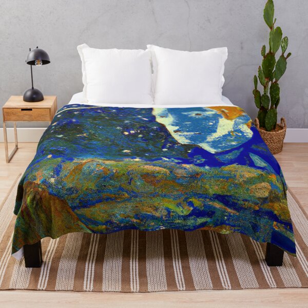 Item preview, Cosmic Starman – Glam Rock Starry Night Portrait designed and sold by DiamondSkyShirt.
