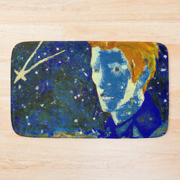 Item preview, Cosmic Starman – Glam Rock Starry Night Portrait designed and sold by DiamondSkyShirt.