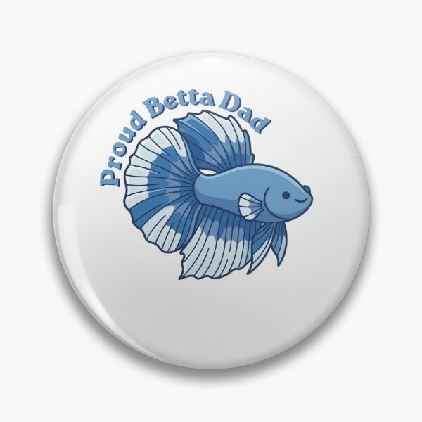 Item preview, Proud Betta Dad Sticker | Betta Fish Owner Gift | Aquarium Hobby Fish Keeper Design designed and sold by CosmicCritterCorp.