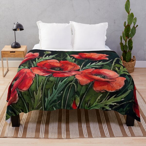 Item preview, Red Poppy Flowers  designed and sold by GraphicsClub.