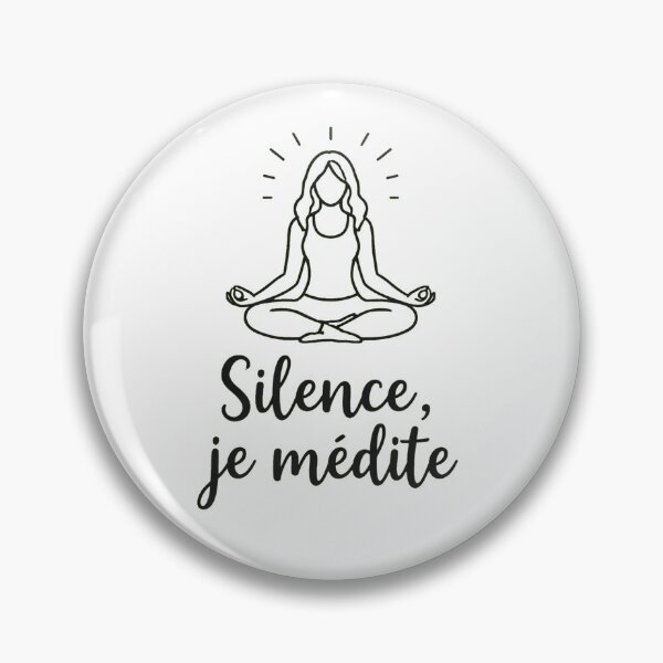 Item preview, Meditation – Silence I Meditate – Minimalist Zen designed and sold by Thethe-Shop.