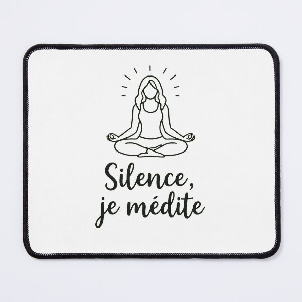 Item preview, Meditation – Silence I Meditate – Minimalist Zen designed and sold by Thethe-Shop.