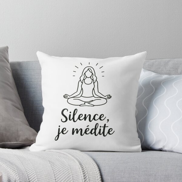 Item preview, Meditation – Silence I Meditate – Minimalist Zen designed and sold by Thethe-Shop.