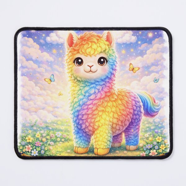 Item preview, The Rainbow Alpaca – A sweet Rainbow Alpaca gift with kawaii charm designed and sold by CLOUTKULT.