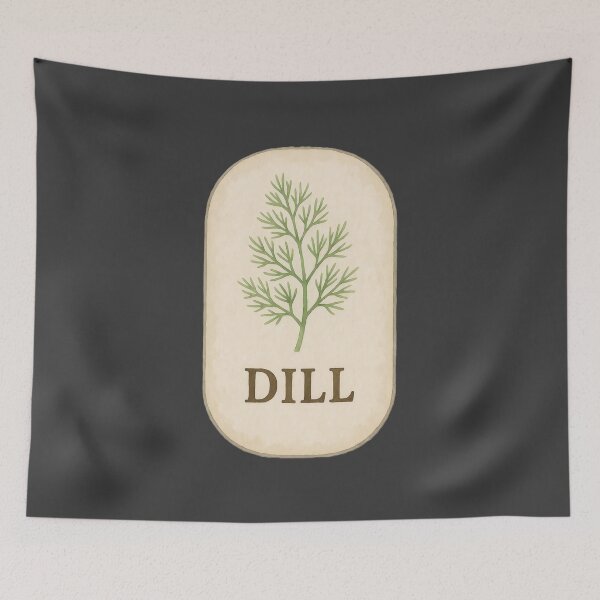 Item preview, Vintage Botanical Herb and Spice Prints: Dill designed and sold by PinUpPizzazz.
