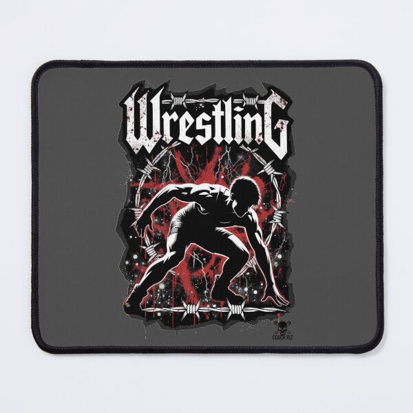 Item preview, Wrestling Thunder - Intense Action Art designed and sold by Coach-Riz.
