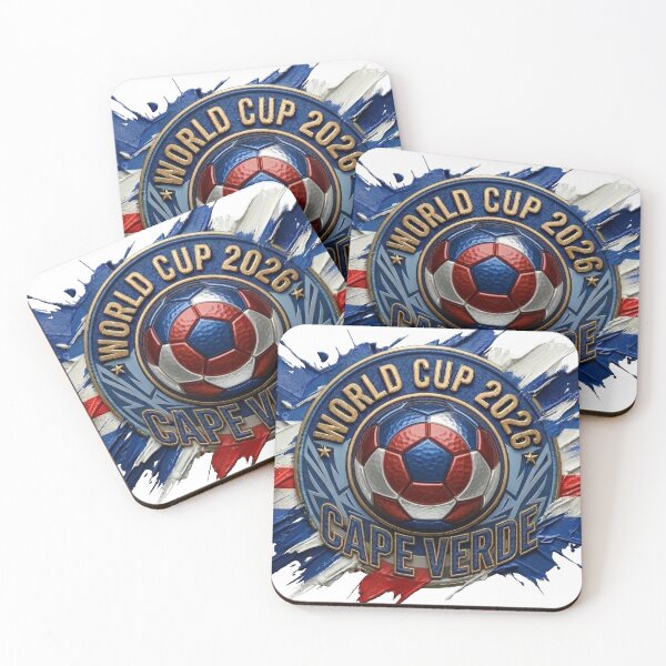 Item preview, World Cup 2026 Cape Verde Soccer Ball Paint Splash  designed and sold by DigitalArtGhost.