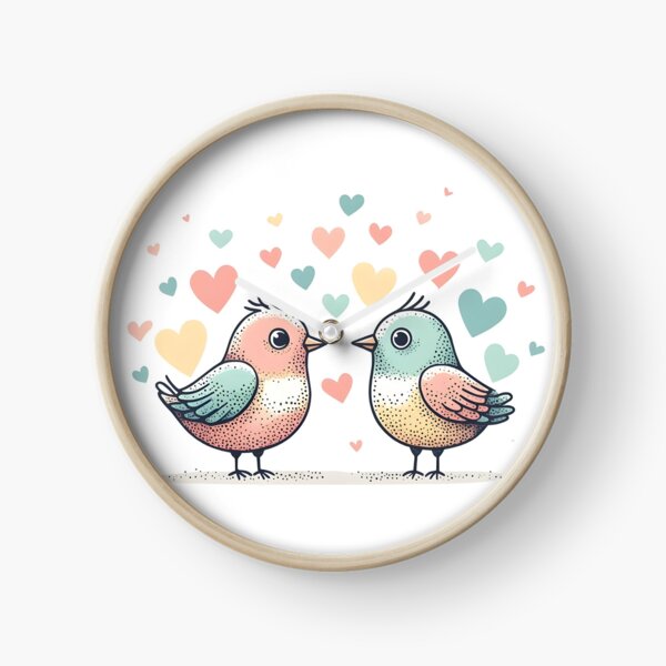 Item preview, Two Birds Fall in Love Dot designed and sold by kimballchoart.