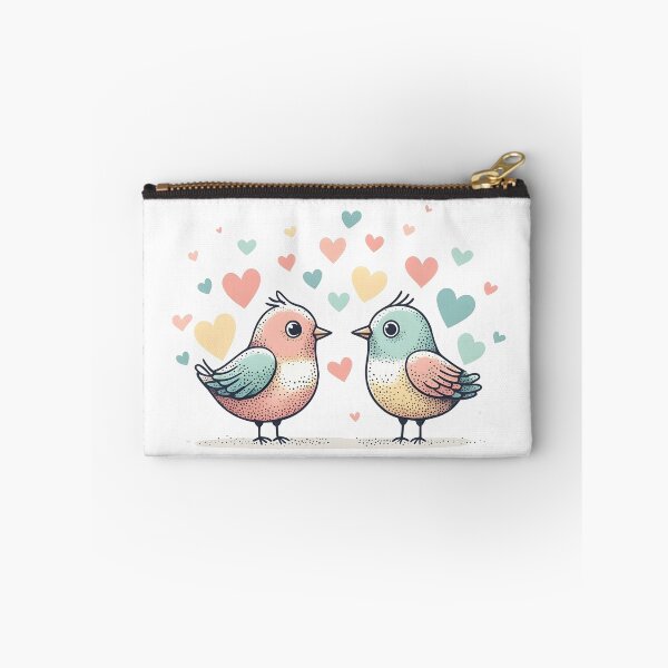 Item preview, Two Birds Fall in Love Dot designed and sold by kimballchoart.