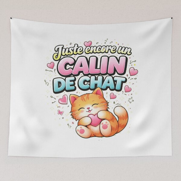 Item preview, Cute Cat – Just One More Cat Hug – Cat Lover Gift designed and sold by Thethe-Shop.