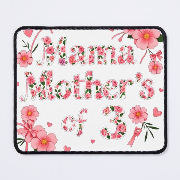 Item preview, Mom, Happy Mother's Day, Est 2026 Mother of 3 designed and sold by AddlPoolart.