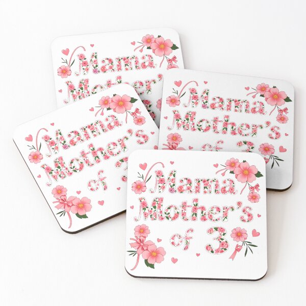 Item preview, Mom, Happy Mother's Day, Est 2026 Mother of 3 designed and sold by AddlPoolart.