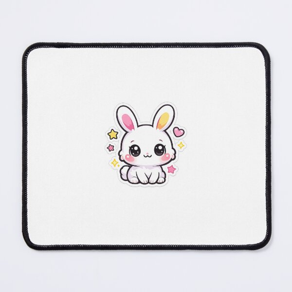 Item preview, Sticker Lapin Kawaii – Petit Lapin Mignon aux Yeux Brillants designed and sold by danti96.