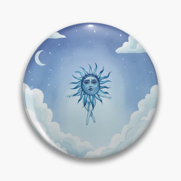 Item preview, sun face in the stars designed and sold by kmsdesigns-.