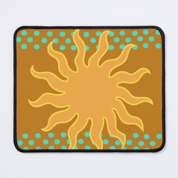 Item preview, Golden Solstice - Retro Boho Sunburst Pattern designed and sold by nineFlorals.
