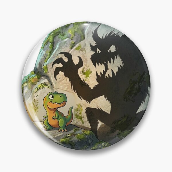 Item preview, Funny Dinosaur Monster Shadow - Tiny T-Rex Big Spirit designed and sold by Wear Sculpt.