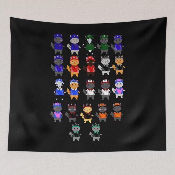 Item preview, F1 Driver Cats designed and sold by OskarDesigns.