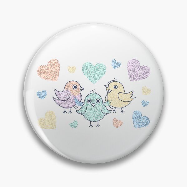 Item preview, Three Birds Love Dot designed and sold by kimballchoart.