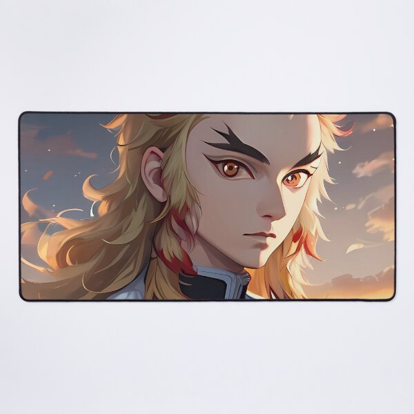 Item preview, Kyojuro Rengoku Demon Slayer Sunset Sky Portrait designed and sold by mildaclairmo.