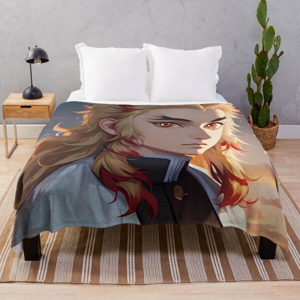 Item preview, Kyojuro Rengoku Demon Slayer Sunset Sky Portrait designed and sold by mildaclairmo.