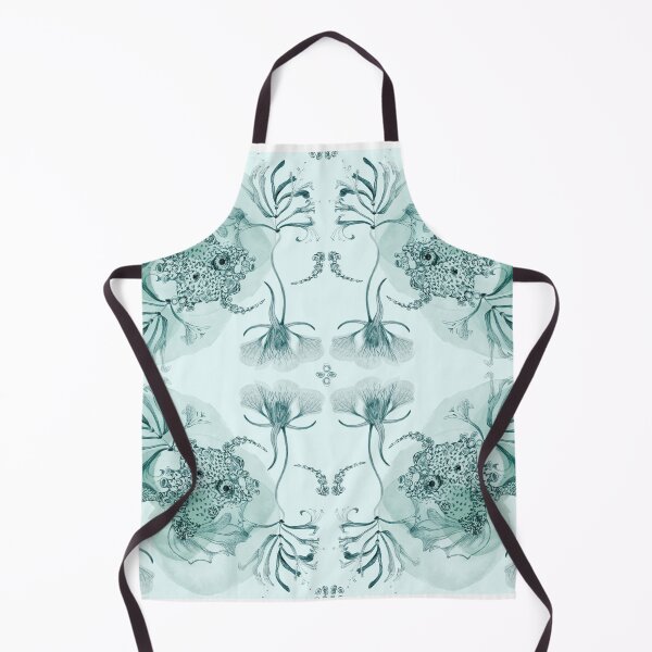 Item preview, Seashells and flowers on a blue background designed and sold by Beltrida.