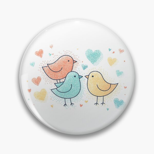 Item preview, Three Little Birds Spread Love Dot designed and sold by kimballchoart.
