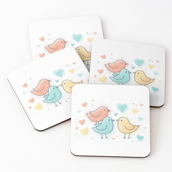Item preview, Three Little Birds Spread Love Dot designed and sold by kimballchoart.