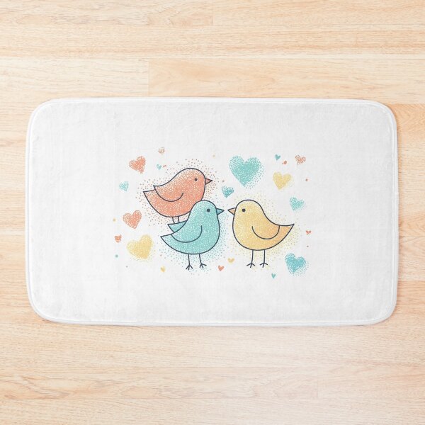 Item preview, Three Little Birds Spread Love Dot designed and sold by kimballchoart.