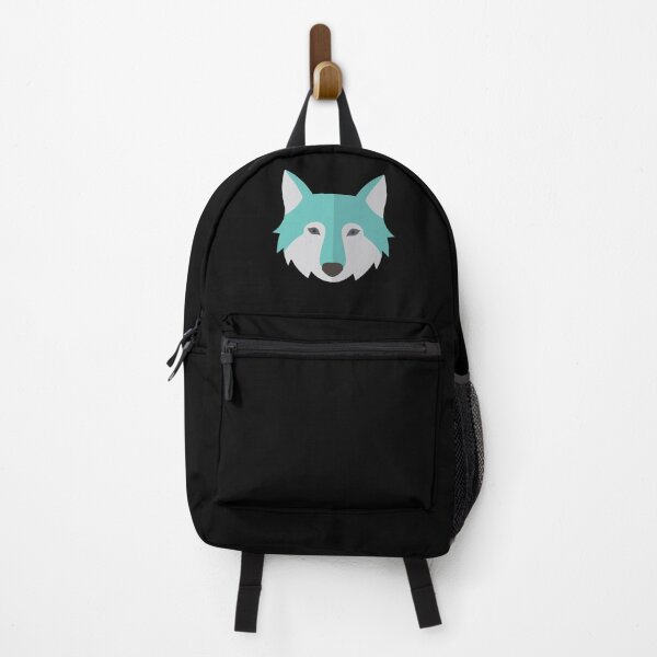 Item preview, Aqua wolf face designed and sold by jazzydevil.