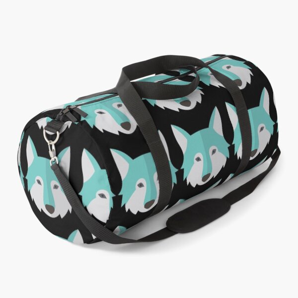 Item preview, Aqua wolf face designed and sold by jazzydevil.