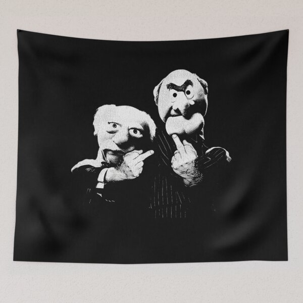 Item preview,  Statler And Waldorf Middle Finger designed and sold by OskarDesigns.