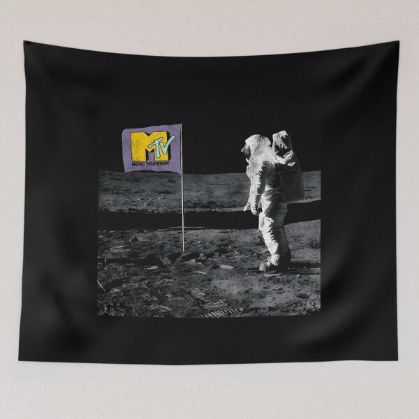 Item preview, Mtv Man On The Moon Flag Logo designed and sold by OskarDesigns.