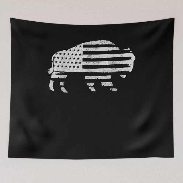 Item preview, Bison Lover American Flag Buffalo Patriotic Vintage designed and sold by Goleon12.