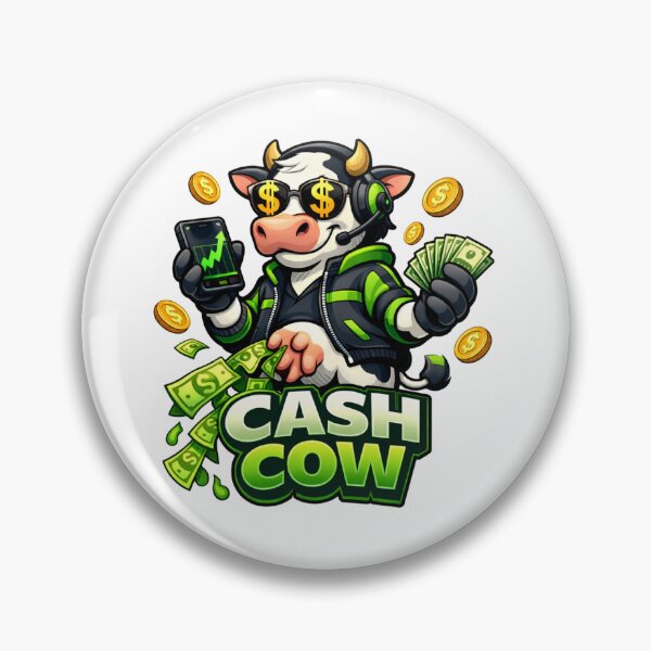 Item preview, Cash Cow Trader – Options Trading Meme, Passive Income Investor, Stock Market Bull designed and sold by VolatilityEdge.
