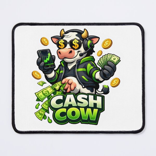 Item preview, Cash Cow Trader – Options Trading Meme, Passive Income Investor, Stock Market Bull designed and sold by VolatilityEdge.