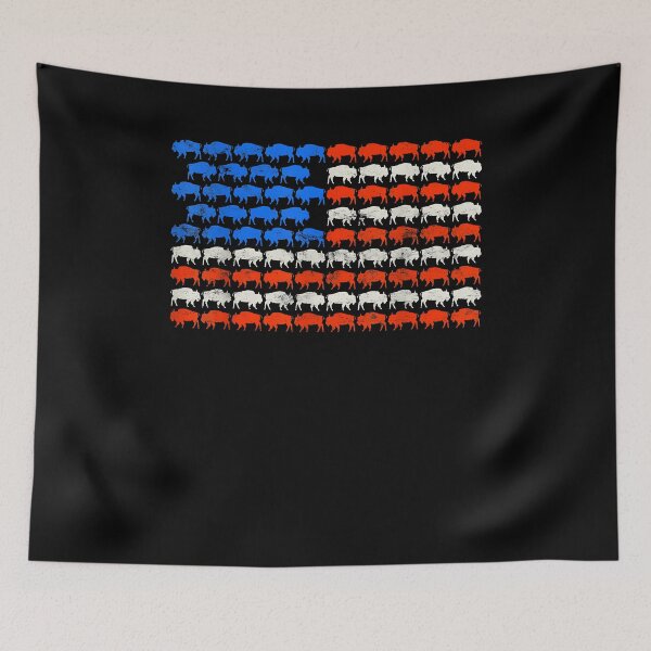 Item preview, 4th of July American Flag Buffalo Bison USA Flag Patriotic Women Men designed and sold by Goleon12.