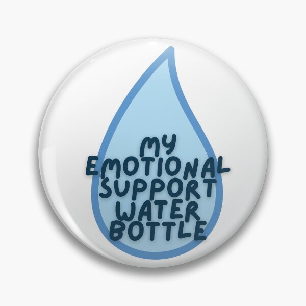 Item preview, emotional support water bottle designed and sold by  StudioAlunsina.