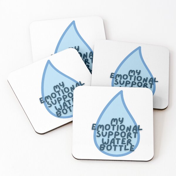 Item preview, emotional support water bottle designed and sold by  StudioAlunsina.