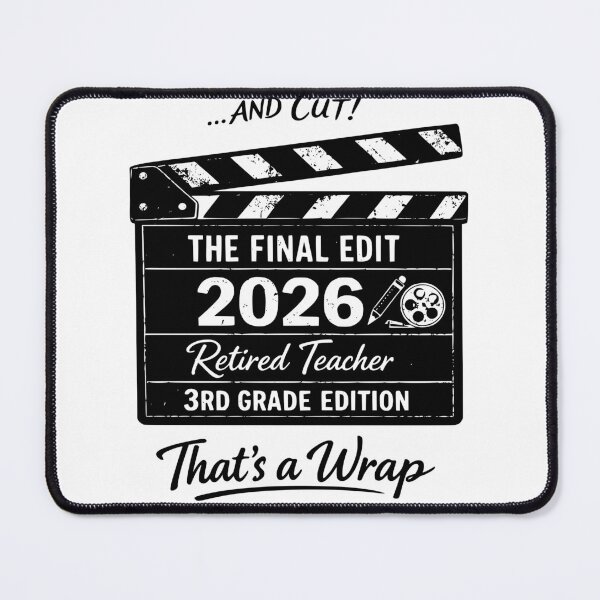 Item preview, Retired 3rd Grade Teacher 2026 Retirement The Final Edit designed and sold by faridman.