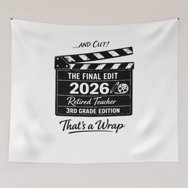 Item preview, Retired 3rd Grade Teacher 2026 Retirement The Final Edit designed and sold by faridman.