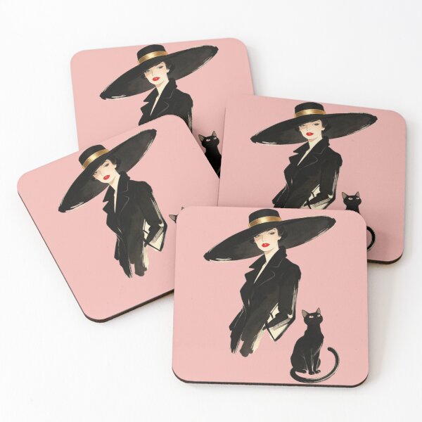 Item preview, A beautiful lady with a cat. designed and sold by Natalia-Vlad.