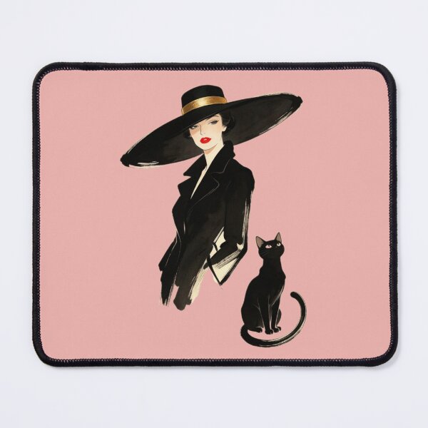 Item preview, A beautiful lady with a cat. designed and sold by Natalia-Vlad.