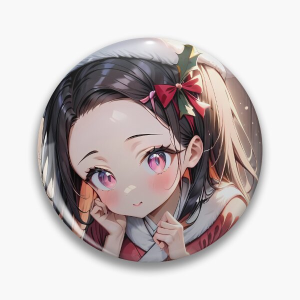 Item preview, Nezuko Kamado Demon Slayer Christmas Kimono Santa Hat designed and sold by mildaclairmo.