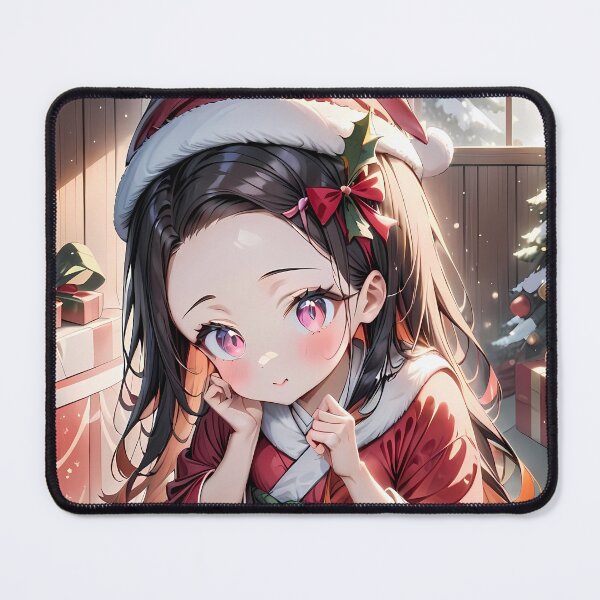 Item preview, Nezuko Kamado Demon Slayer Christmas Kimono Santa Hat designed and sold by mildaclairmo.