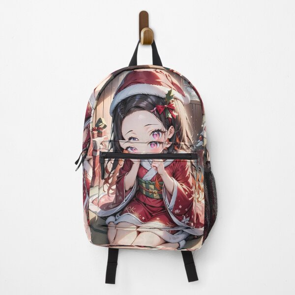 Item preview, Nezuko Kamado Demon Slayer Christmas Kimono Santa Hat designed and sold by mildaclairmo.