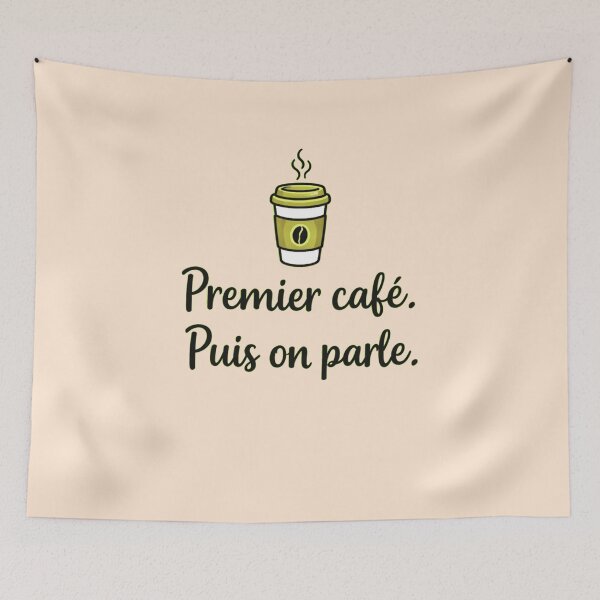 Item preview, Humour Café – First Coffee Then We Talk – Coffee Lover designed and sold by Thethe-Shop.