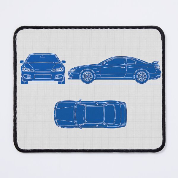 Item preview, Silvia S15 Minimal Blueprint designed and sold by aliigal.