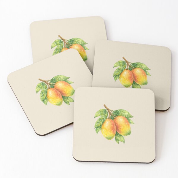 Item preview, Tropical Mango Art | Minimal Fruit Illustration designed and sold by Verdaire.