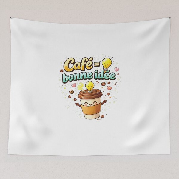 Item preview, Coffee Quote – Coffee Equals Good Idea – Minimalist Design designed and sold by Thethe-Shop.