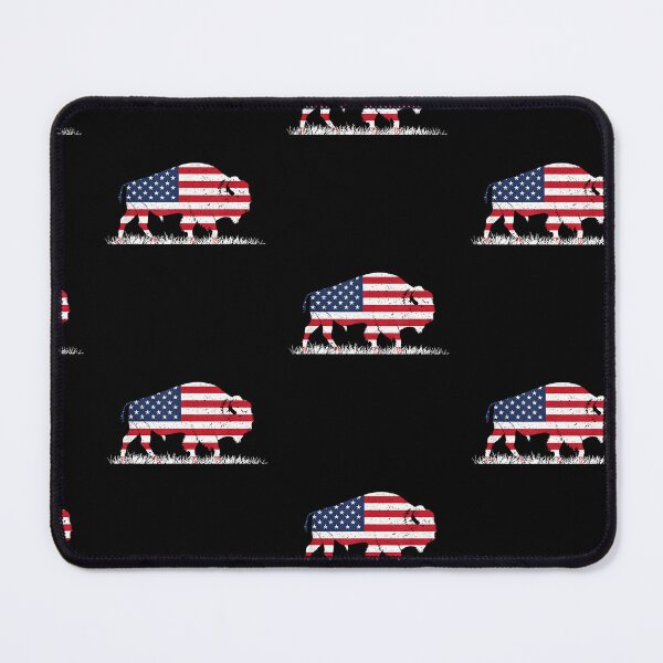 Item preview, US Flag Buffalo Wildlife Animal Gift Buffalo designed and sold by Goleon12.